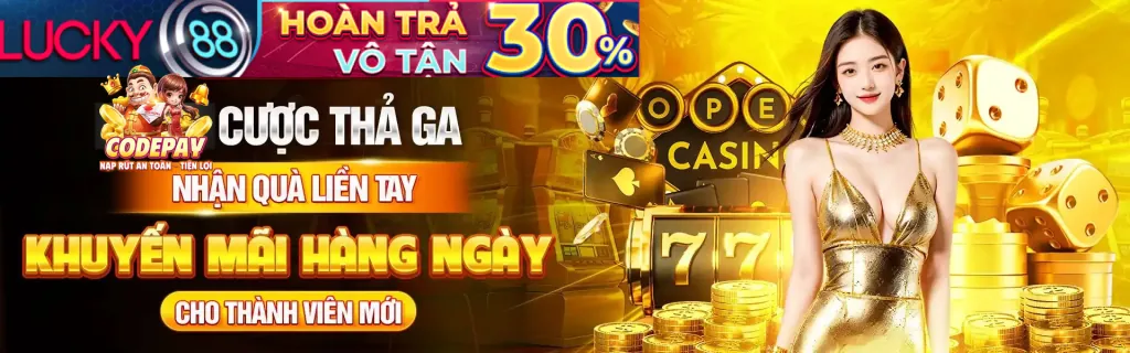 Banner kêu gọi hành động của luck8333 link vào