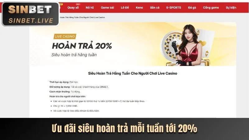 Thưởng nạp lại hàng ngày cho slot game